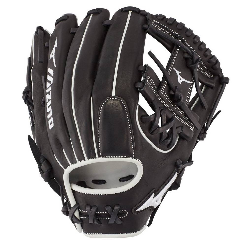 Mizuno Pro Select Fastpitch 11.75" - Bayan Eldiven - Siyah Türkiye (AGRWIZ-935)